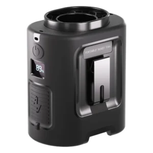 Ventilador portátil de cintura y cuello, 4 velocidades, 13 000 RPM, potente, 22 h de autonomía, recargable y portátil
