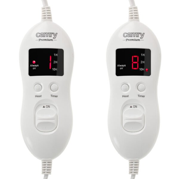Manta eléctrica calefactable CAMRY CR 7436 con temporizador