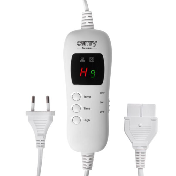Manta eléctrica calefactable CAMRY CR 7442 con temporizador – SÚPER SUAVE