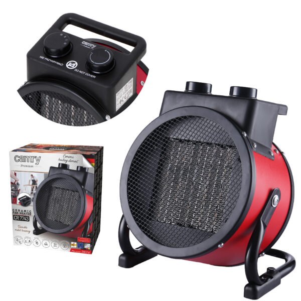 Calefactor cerámico con ventilador Camry CR 7743 – 2400 W