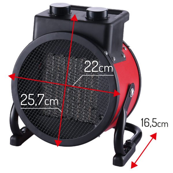 Calefactor cerámico con ventilador Camry CR 7743 – 2400 W