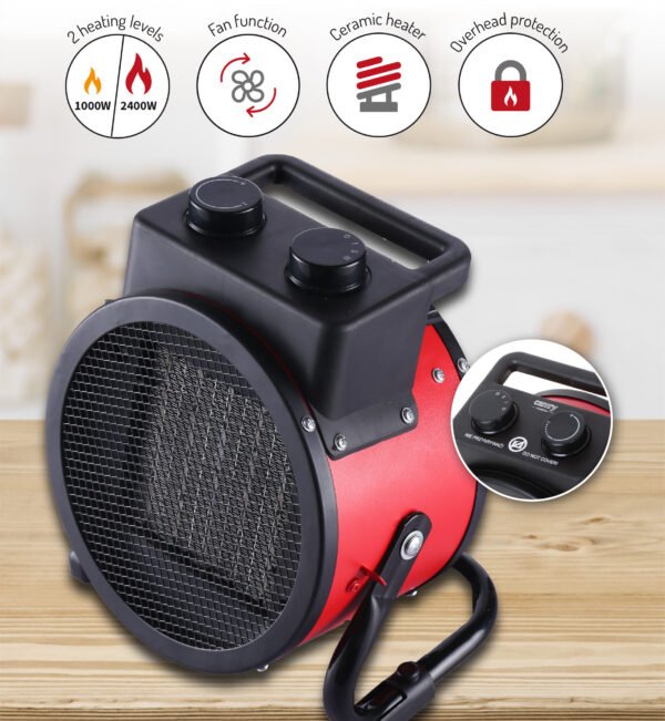 Calefactor cerámico con ventilador Camry CR 7743 – 2400 W