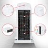 3 Calefactor con ventilador Adler AD 7725 – Color blanco