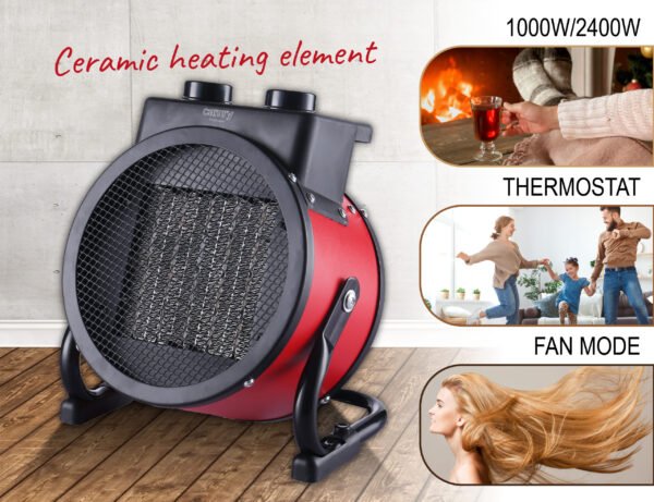 Calefactor cerámico con ventilador Camry CR 7743 – 2400 W