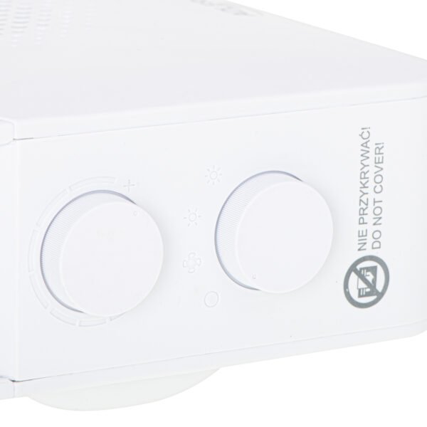 8 Calefactor con ventilador Adler AD 7725 – Color blanco